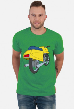 Motocykl Iskra - wariacja kolorystyczna