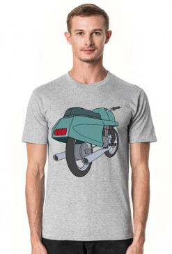 Motocykl Iskra - barwy oryginalne