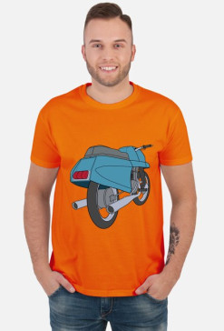 Motocykl Iskra - barwy wzmocnione