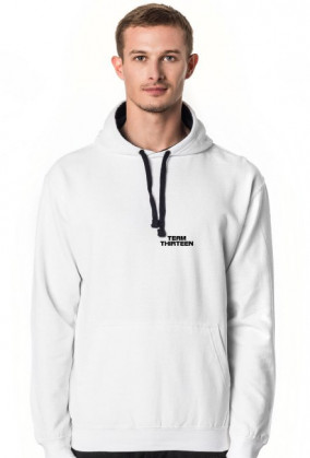 Team¹³ - Bluza biała z kapturem