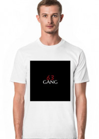 Koszulka męska biała '63 GANG"