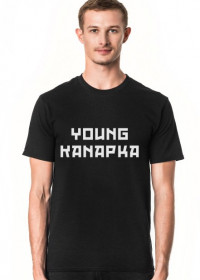 Koszulka męska czarna "YOUNG KANAPKA"