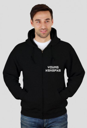 Bluza męska czarna "YOUNG KANAPKA"