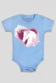 Ciuszki dla niemowląt - Body z jednorożcem w sercu