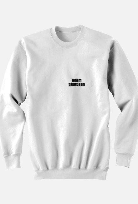 Team¹³ - Bluza biała (90% bawełna / 10% poliestru)