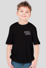 fuck off czarna koszulka dziecięca
