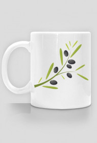 Kubek z gałązką oliwną