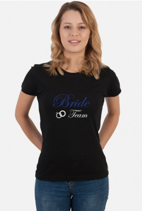 Panieński Bride Team czarna niebieski