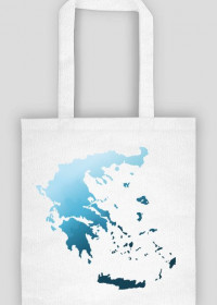 Torba z mapą Grecji