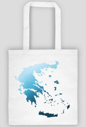 Torba z mapą Grecji