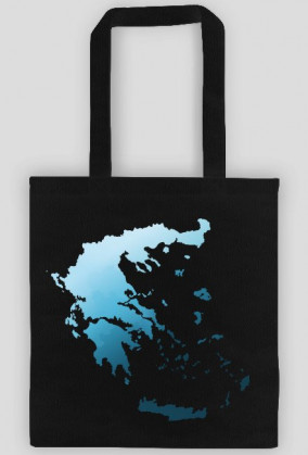 Torba z mapą Grecji