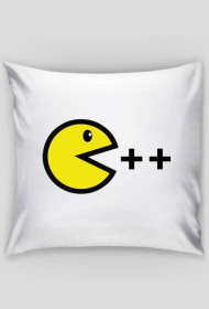 Poduszka nietuzinkowy pomysł na ciekawy i tani prezent dla chłopaka, dziewczyny programisty - C ++ Pacman
