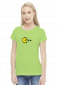 Damski T-shirt Pacman C ++ dla kobiet programistek