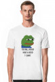 T-shirt, koszulka dobra na interesujący i użyteczny prezent na osiemnastkę dla chłopaka, dziewczyny - Pepe meme, mem - You will never have a good t-shirt