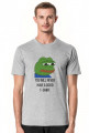 T-shirt, koszulka dobra na interesujący i użyteczny prezent na osiemnastkę dla chłopaka, dziewczyny - Pepe meme, mem - You will never have a good t-shirt
