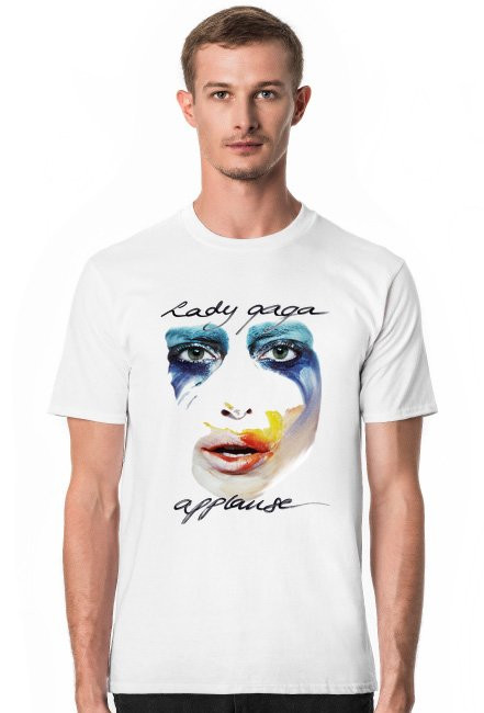 Koszulka Męska Lady Gaga Applause