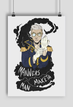 Manners Maketh Man Plakat A2