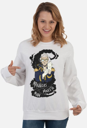 Manners Maketh Man Bluza Unisex