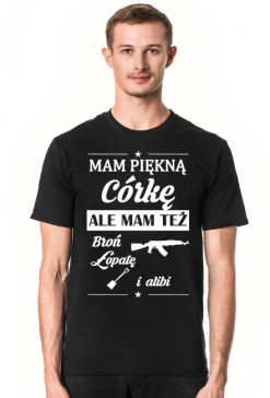 Koszulka męska MAM PIĘKNĄ CÓRKĘ