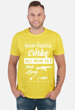 Koszulka męska MAM PIĘKNĄ CÓRKĘ