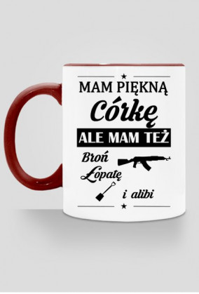 Kubek MAM PIĘKNĄ CÓRKĘ