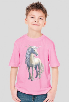 T-shirt dla chłopca - Piękny jednorożec