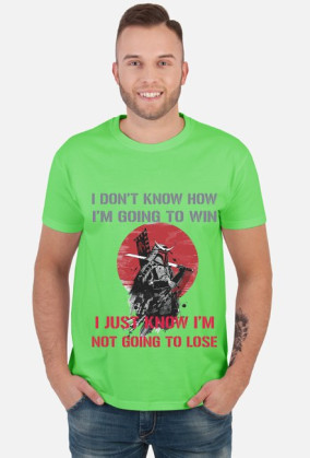 Koszulka męska I'm going to win