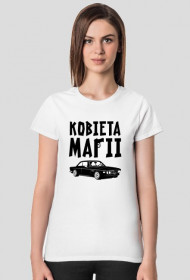 Kobieta Mafii - BMW E9 (bluzka damska) ciemna grafika