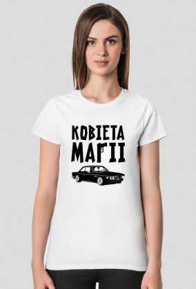 Kobieta Mafii - BMW E9 (bluzka damska) ciemna grafika