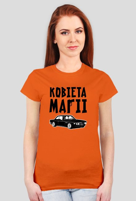 Kobieta Mafii - BMW E9 (bluzka damska) ciemna grafika