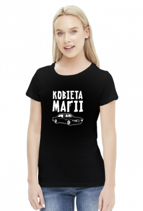 Kobieta Mafii - BMW E9 (bluzka damska) jasna grafika