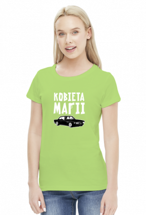 Kobieta Mafii - BMW E9 (bluzka damska) jasna grafika