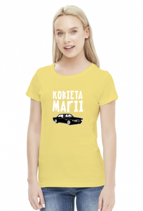 Kobieta Mafii - BMW E9 (bluzka damska) jasna grafika