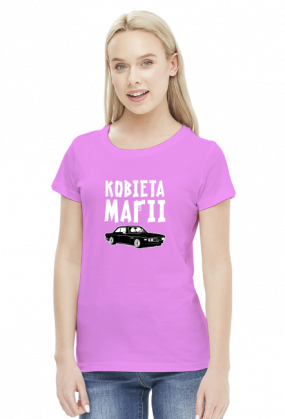Kobieta Mafii - BMW E9 (bluzka damska) jasna grafika
