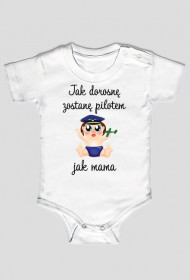 Zostanę pilotem jak mama