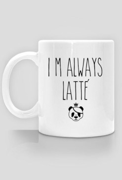 Panda latte mug