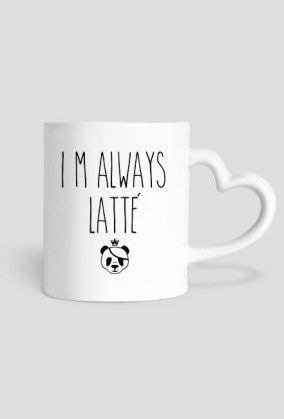 Panda heart mug