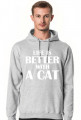 Bluza męska LIFE IS BETTER WITH A CAT