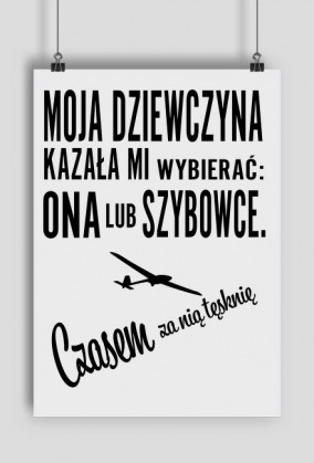 Plakat moja dziewczyna kazała mi wybierać
