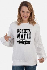 Kobieta Mafii - BMW E9 (bluza damska klasyczna) ciemna grafika