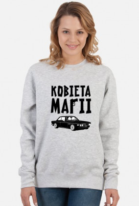 Kobieta Mafii - BMW E9 (bluza damska klasyczna) ciemna grafika