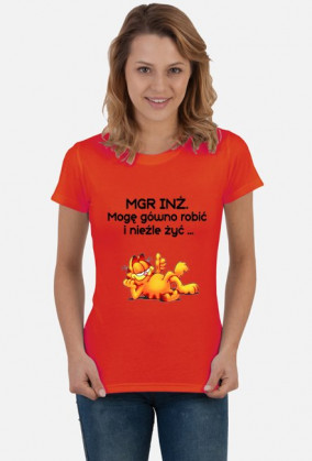 KOSZULKA DAMSKA MGR INŻ.