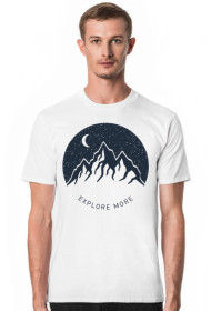 Moon over the mountains