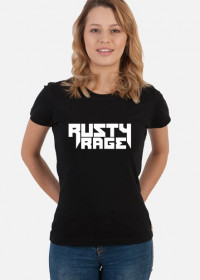 Koszulka damska czarna Rusty Rage