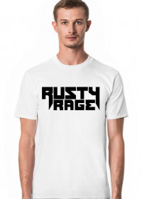 Koszulka męska biała Rusty Rage