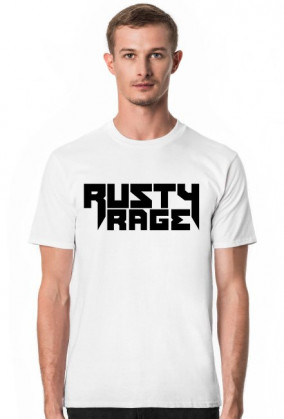 Koszulka męska biała Rusty Rage