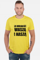 Koszulka męska pomysł na praktyczny prezent - Cytat Tadeusza Kościuszki "Za Wolność Waszą i Naszą"