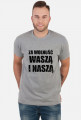 Koszulka męska pomysł na praktyczny prezent - Cytat Tadeusza Kościuszki "Za Wolność Waszą i Naszą"