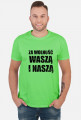 Koszulka męska pomysł na praktyczny prezent - Cytat Tadeusza Kościuszki "Za Wolność Waszą i Naszą"