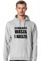 Patriotyczna odzież, Bluza męska z kapturem - cytat Tadeusz Kościuszko "Za wolność waszą i naszą"